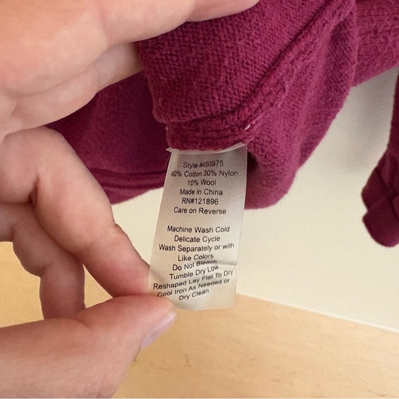 Title Nine Wool Blend Zip Up Sweater - Picture 8 of 8